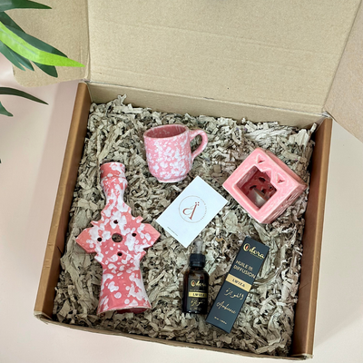 Sokkara Pink Handcrafted Gift Box