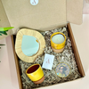 Yellow mirror handcrafted gift box