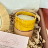 Yellow mirror handcrafted gift box