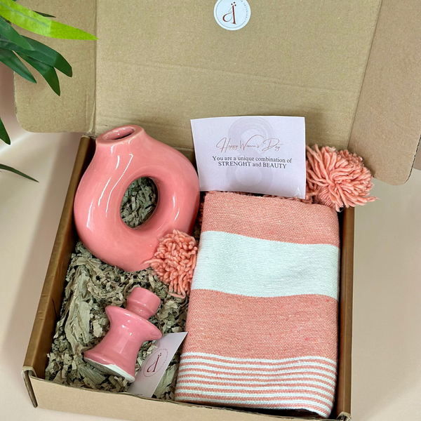 Salmon handcrafted gift box