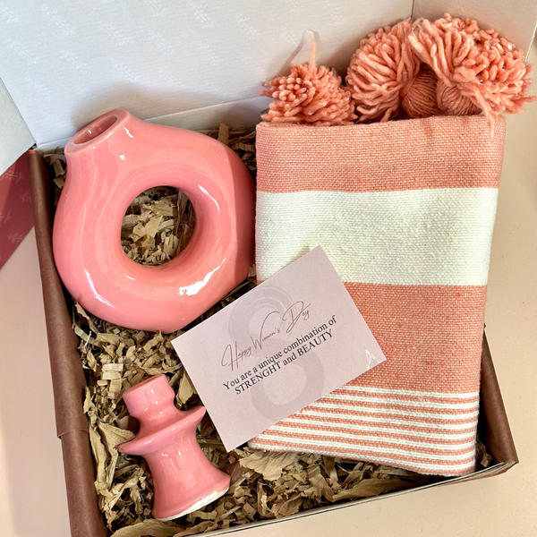 Salmon handcrafted gift box