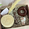 XL brown handcrafted gift box