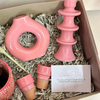 XL pink handcrafted gift box