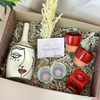 Women's Day Oudm Red Handcrafted Gift Set