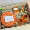 XL Women's Day Orange Handcrafted Gift Box