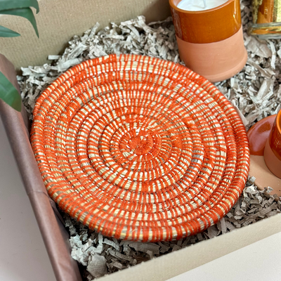 XL Women's Day Orange Handcrafted Gift Box