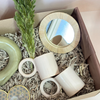 Olive green handcrafted gift box