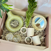 Olive green handcrafted gift box