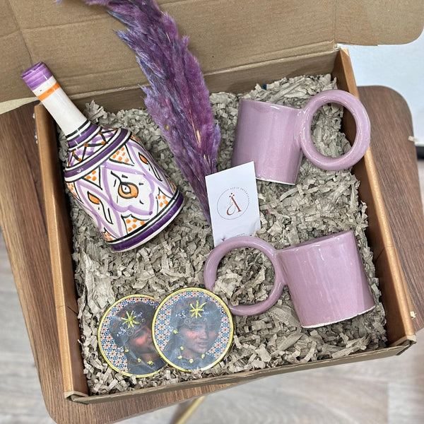 Purple Zellige Handcrafted Gift Box