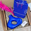 Sabra Blue Pink Handcrafted Gift Box