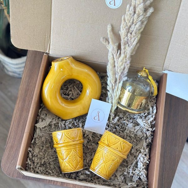 Yellow bell gift box