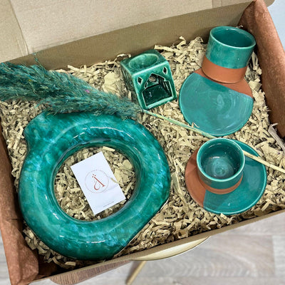 Tafoukt Turquoise XL Handcrafted Gift Box