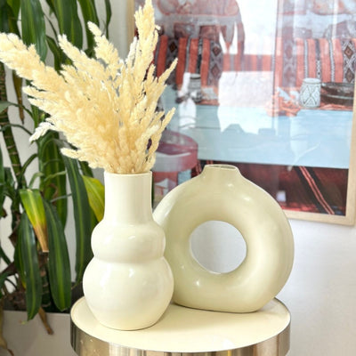 Duo vases crème - Ajbir
