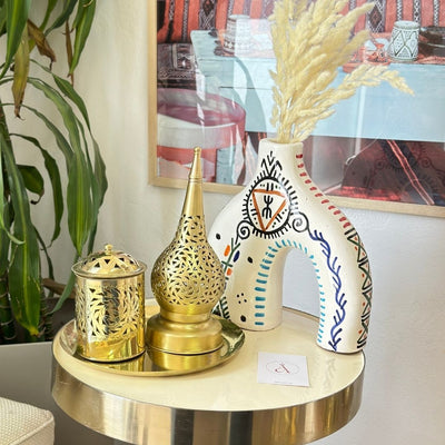 Mbikhra in gilded copper 2