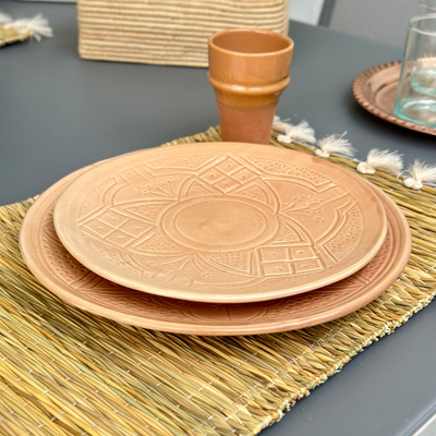Assiette Tizwelt nude - Ajbir
