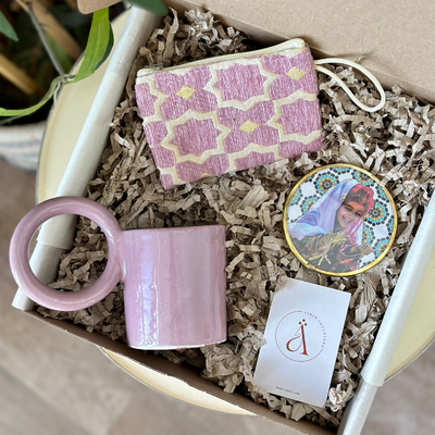 Mini Hennu Pink Handcrafted Gift Box