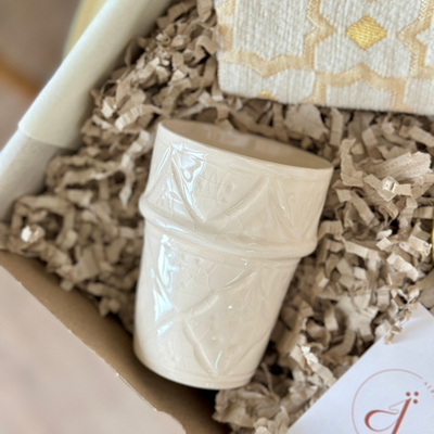 Ilma beige handmade gift box
