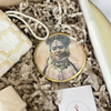 Ilma beige handmade gift box