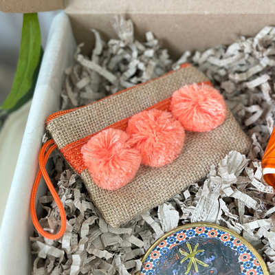Mini Tizwelt orange handmade gift box