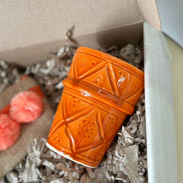 Mini Tizwelt orange handmade gift box
