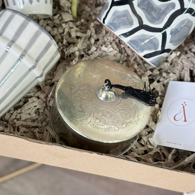 Grey Zellige Handcrafted Gift Box