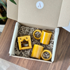 Mini Atlas Yellow Handcrafted Gift Box