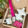 Tayyugt White and Pink Handcrafted Gift Box