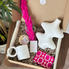 Tayyugt White and Pink Handcrafted Gift Box