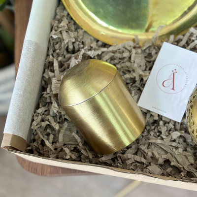 100% gold-plated brass handcrafted gift box