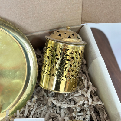 100% gold-plated brass handcrafted gift box