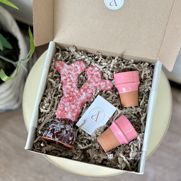 Mini Aknari Pink Handcrafted Gift Box
