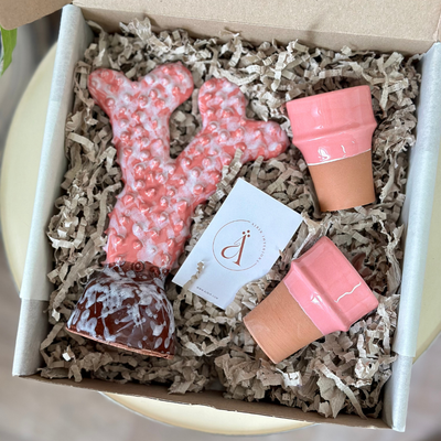 Mini Aknari Pink Handcrafted Gift Box