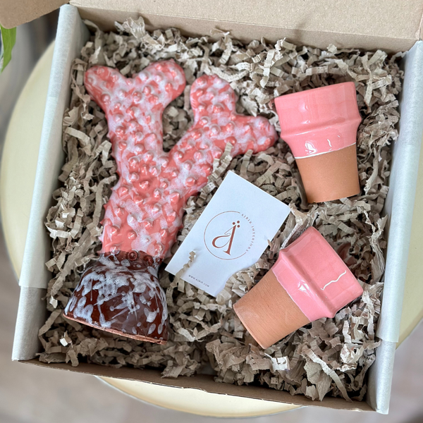 Mini Aknari Pink Handcrafted Gift Box