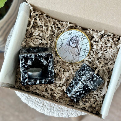 Amghar Black Handcrafted Gift Box