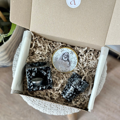 Amghar Black Handcrafted Gift Box