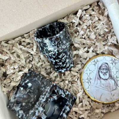 Amghar Black Handcrafted Gift Box
