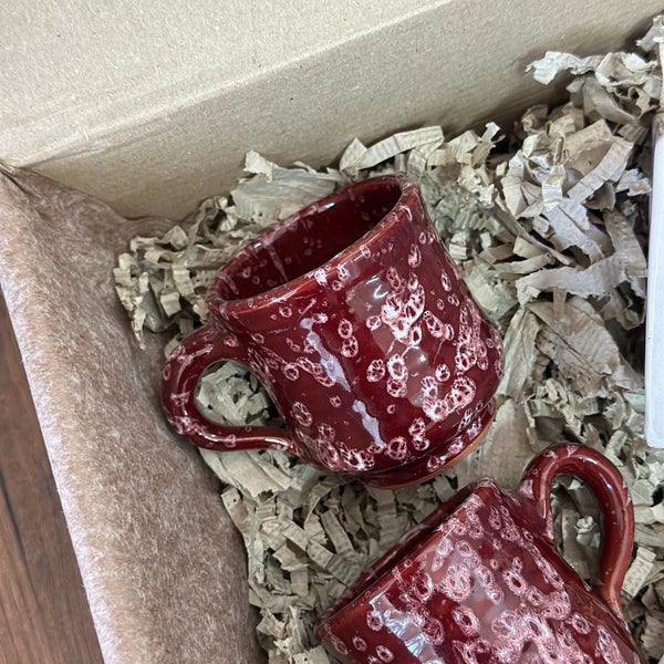 Mini Burgundy Handcrafted Gift Box