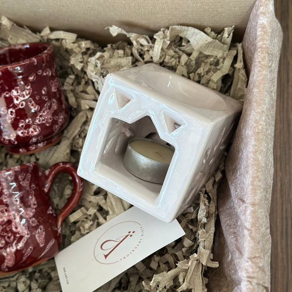 Mini Burgundy Handcrafted Gift Box