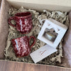 Mini Burgundy Handcrafted Gift Box