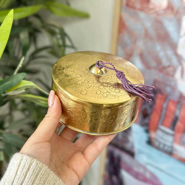 XL Medina Purple Handcrafted Gift Box
