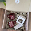Mini Burgundy Handcrafted Gift Box