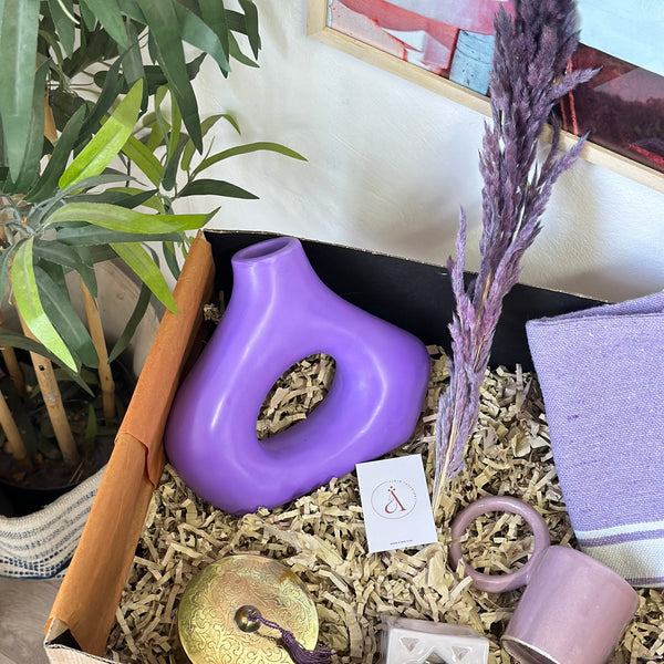 XL Medina Purple Handcrafted Gift Box