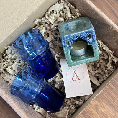 Mini Blue Tea Artisan Gift Box