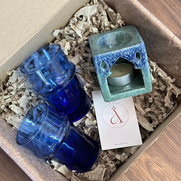 Mini Blue Tea Artisan Gift Box