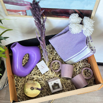 XL Medina Purple Handcrafted Gift Box