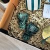 XL petrol blue handcrafted gift box