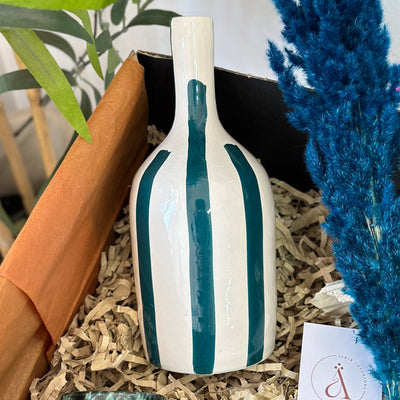 XL petrol blue handcrafted gift box