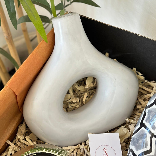 XL Zellige grey handcrafted gift box