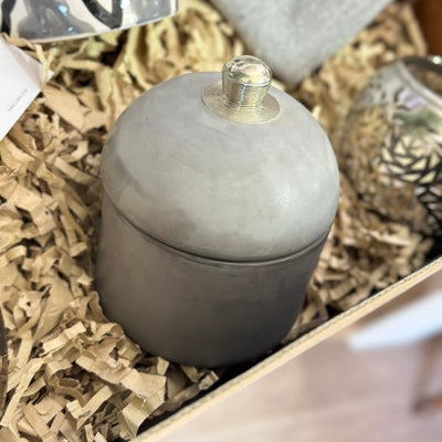 XL Zellige grey handcrafted gift box