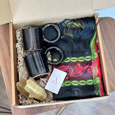 Kdib black handcrafted gift box